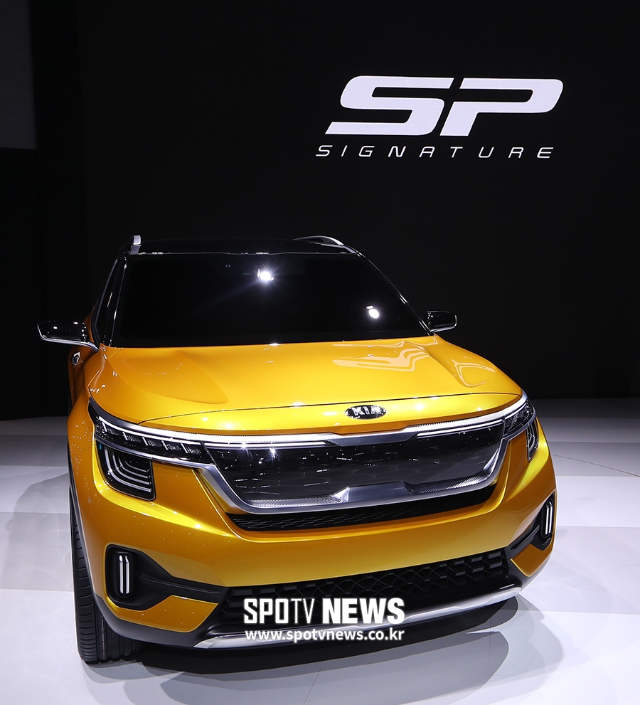 포토s 세계 최초 공개된 Kia Sp 시그니처 Suv 콘셉트카