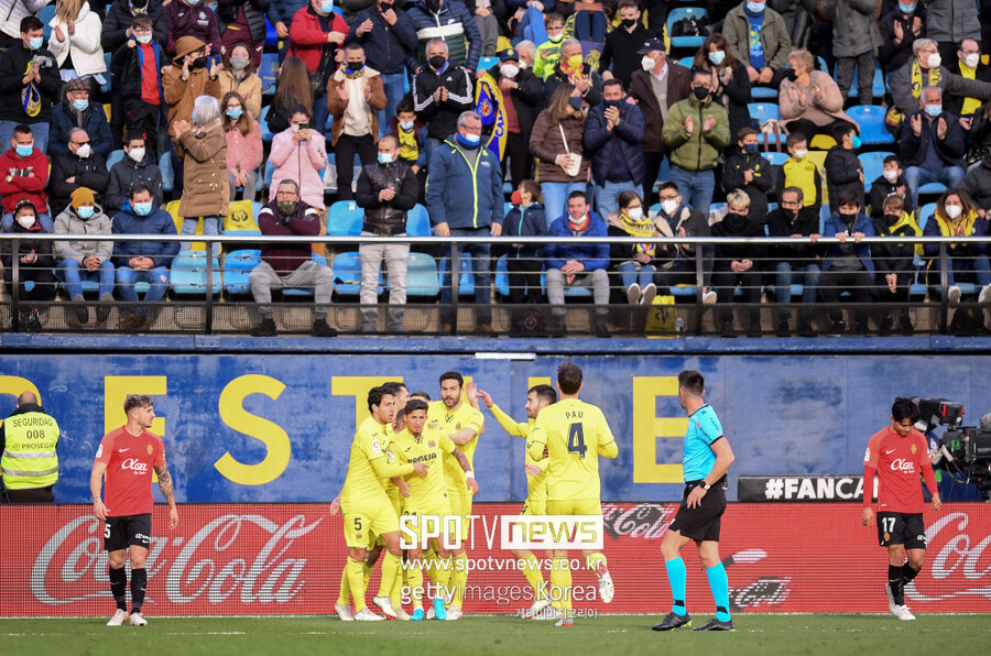 ▲ 비야레알이 레알 마요르카에 3-0 완승을 거뒀다.