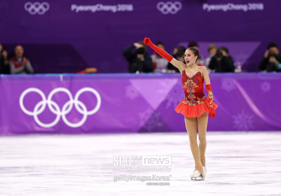 ▲ 2018년 평창 동계 올림픽 금메달리스트인 알리나 자기토바
