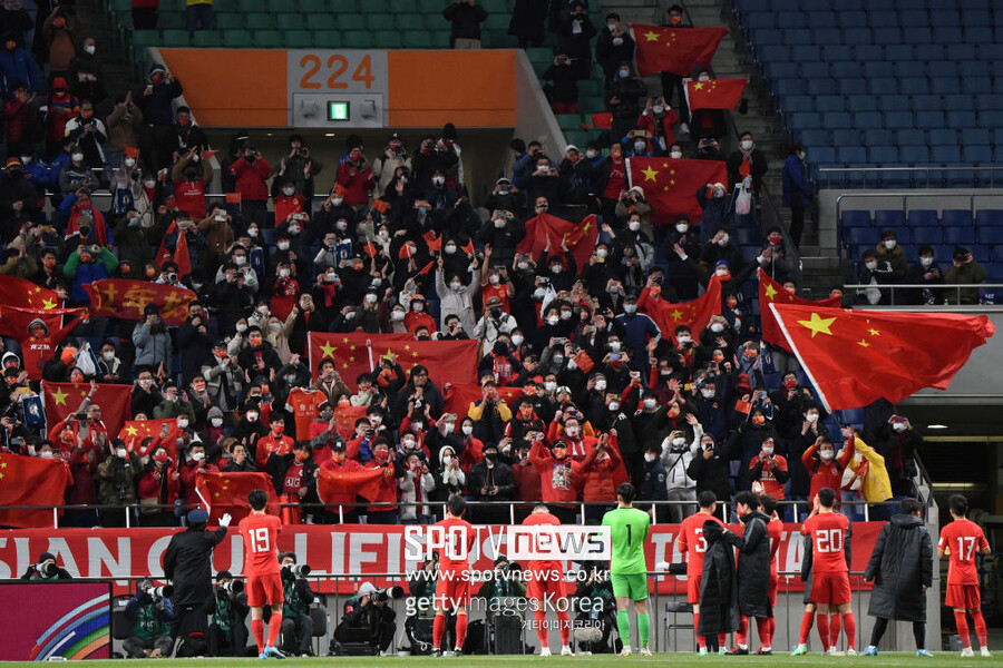 ▲ 중국 축구가 일본전 완패 후 좌절에 빠졌다.