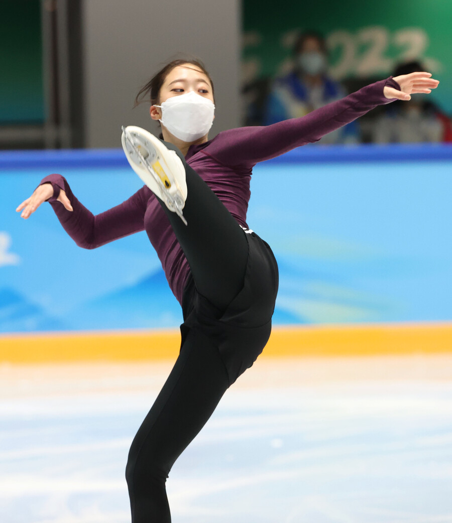 ▲  훈련에 집중하고 있는 피겨스케이팅 여자 국가대표 유영 ⓒ연합뉴스