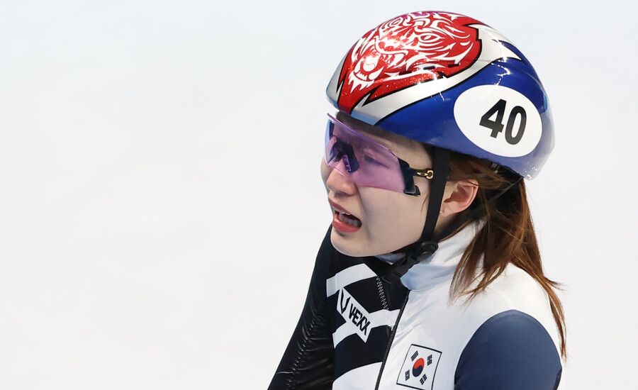 ▲ 최민정이 눈물의 역주로 은메달을 획득했다. ⓒ연합뉴스