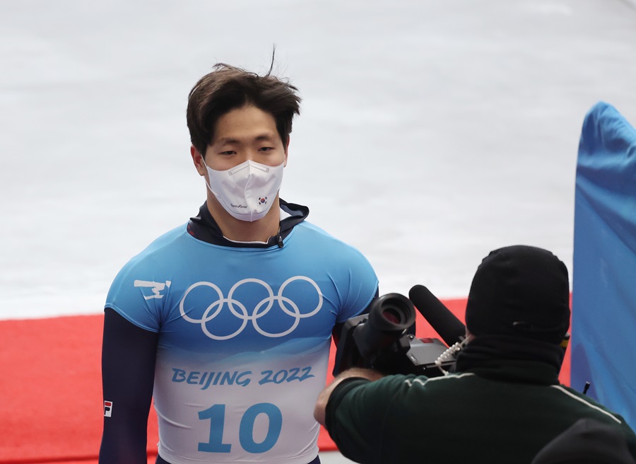▲ 2022베이징동계올림픽 스켈레톤 국가대표 정승기.ⓒ연합뉴스