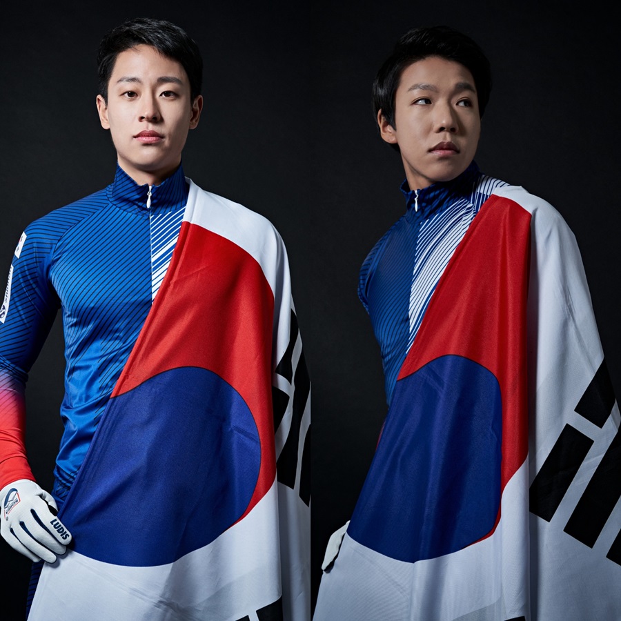 ▲ 2022베이징동계올림픽 크로스컨트리 스키 팀 스프린트 경기에 출전한 정종원(왼쪽), 김민우.ⓒ대한체육회