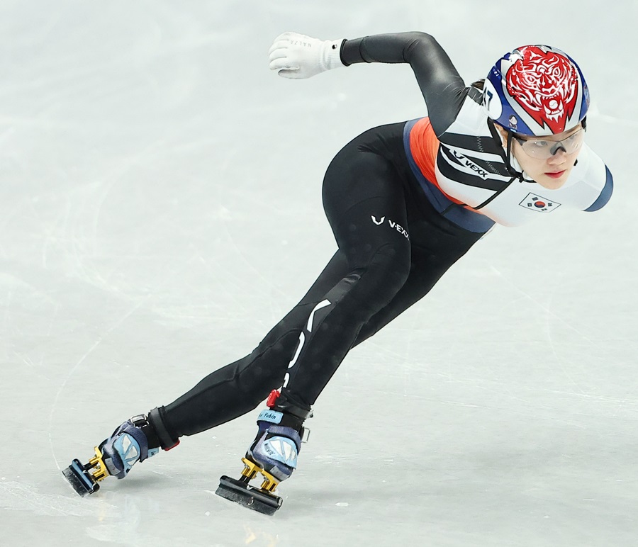 ▲ 2022베이징동계올림픽 1500m 결선에 나섰던 이유빈.ⓒ연합뉴스