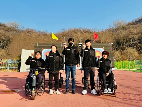페퍼저축은행 장애인 양궁팀 ⓒ페퍼저축은행