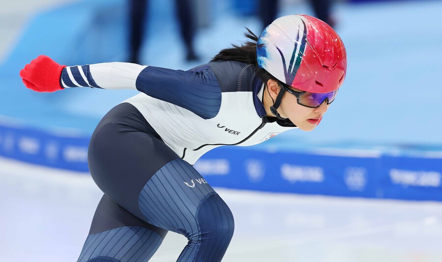 ▲ 2022 베이징동계올림픽 스피드스케이팅 여자 매스스타트 최종 5위에 오른 김보름 ⓒ연합뉴스