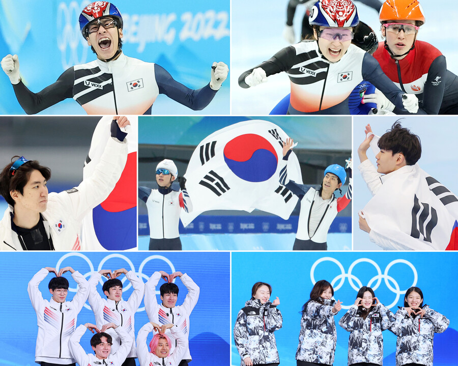 ▲ 한국은 2022베이징동계올림픽에서 금메달 2개, 은메달 5개, 동메달 2개로 국가별 메달 순위 14위를 기록했다. ⓒ 연합뉴스