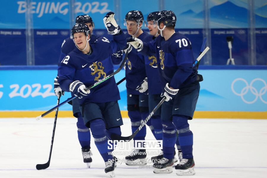 ▲ 2022베이징동계올림픽에서 우승한 핀란드 아이스하키 대표 팀