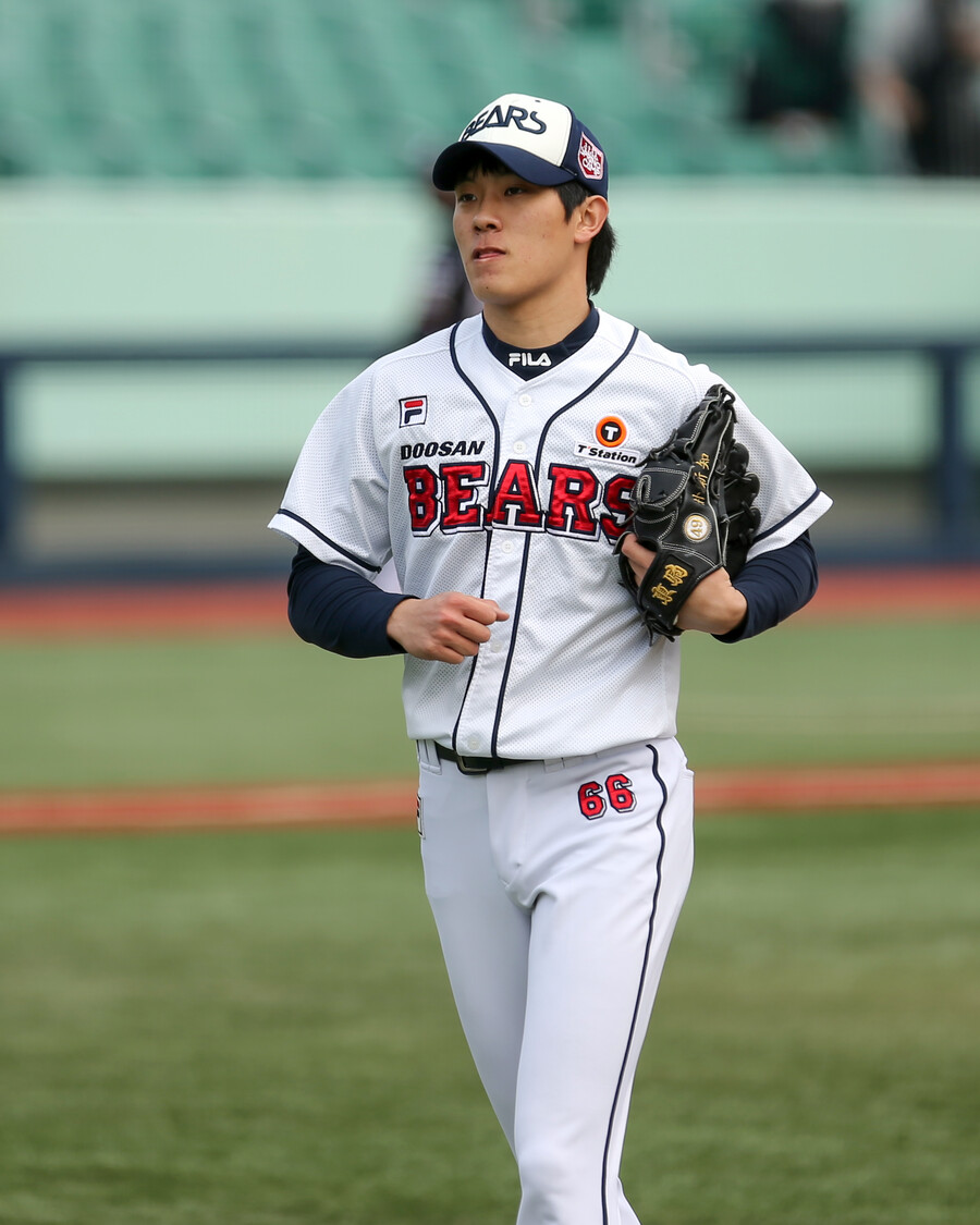 ▲ 두산 베어스 박신지 ⓒ 두산 베어스