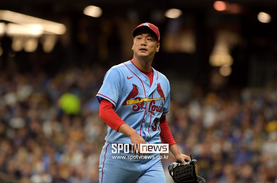 ▲ 자신의 MLB 경력에서 불운이라는 단어가 추가되고 있는 김광현 ⓒ조미예 특파원