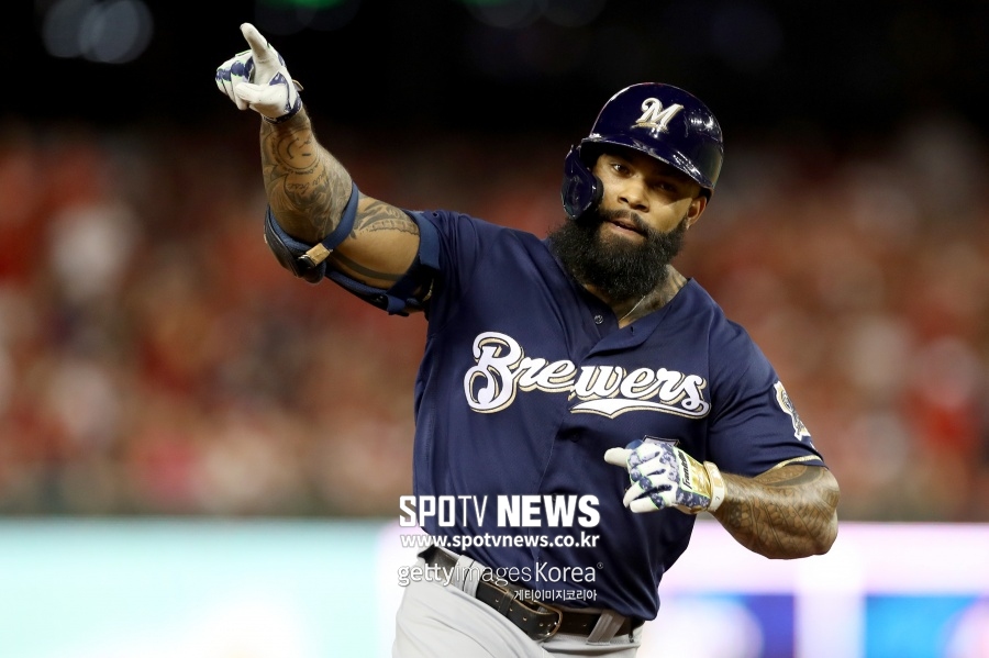 ▲ 밀워키 소속 당시의 에릭 테임즈