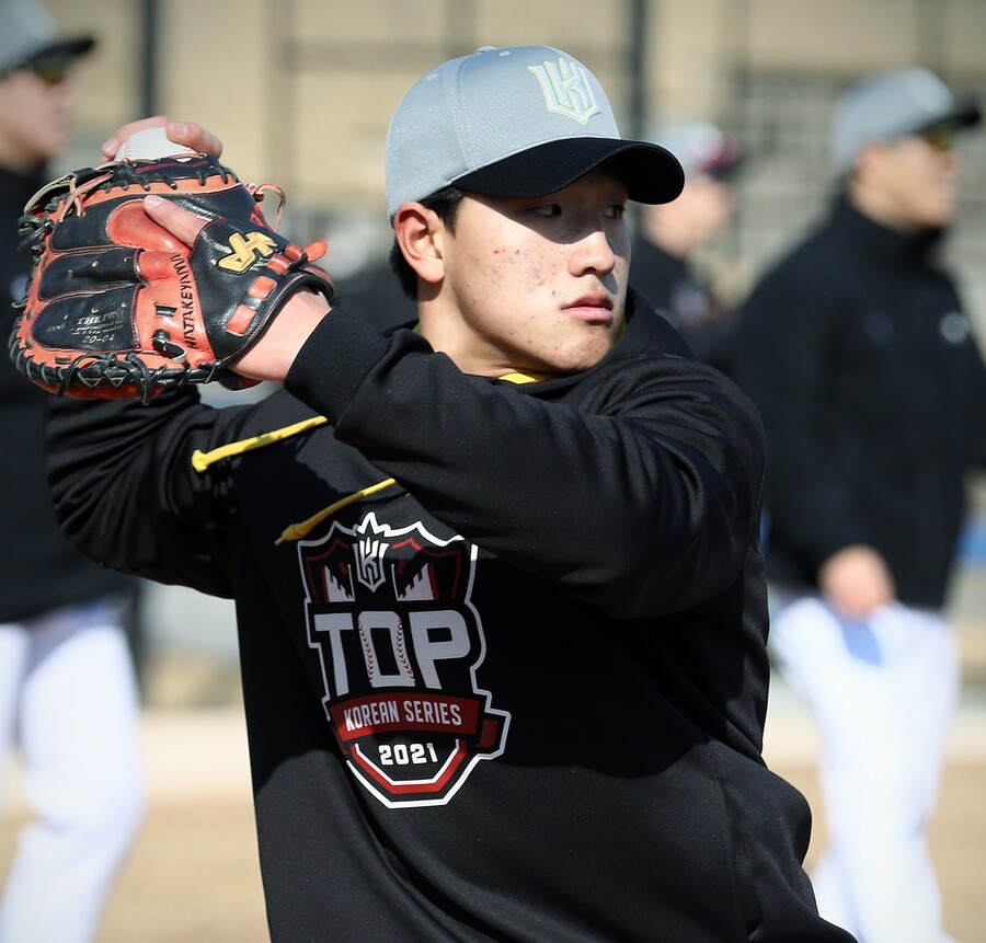 ▲ kt 신인 포수 안현민. ⓒkt 위즈