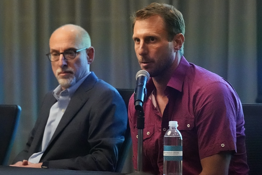 ▲ 뉴욕 메츠 투수 맥스 슈어저(오른쪽).ⓒ연합뉴스/AP