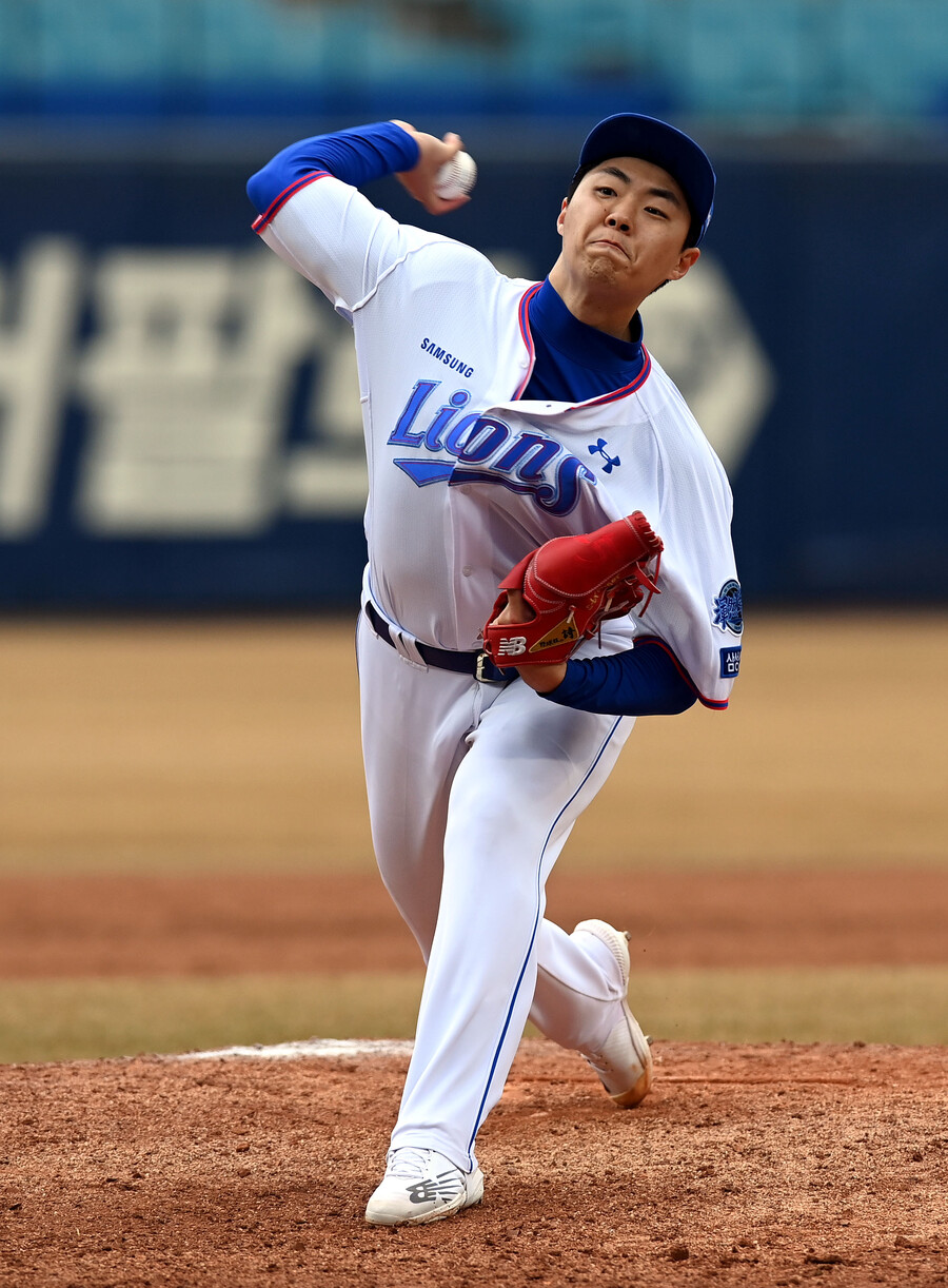 ▲ 김윤수 ⓒ 삼성 라이온즈
