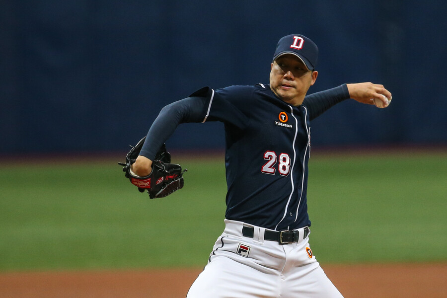 ▲ 두산 베어스 장원준 ⓒ 두산 베어스