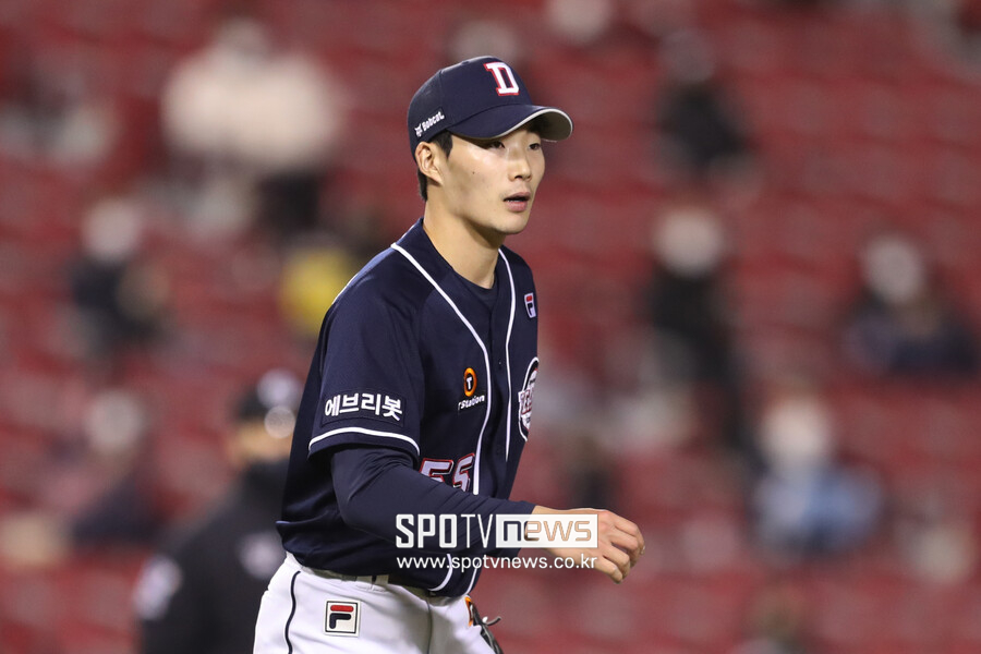▲ 두산 베어스 이승진 ⓒ 곽혜미 기자