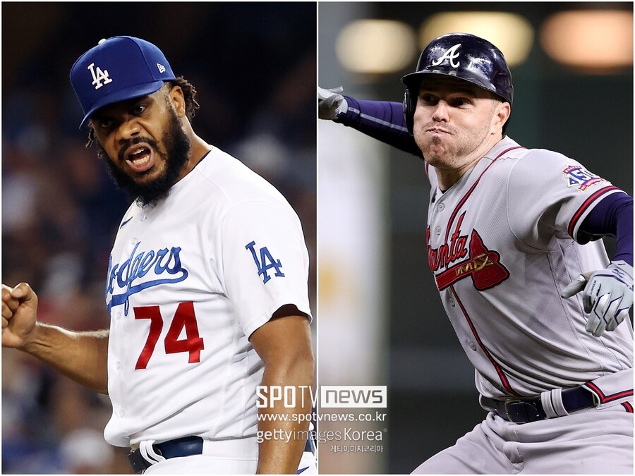 ▲ 켄리 잰슨(왼쪽)과 프레디 프리먼.