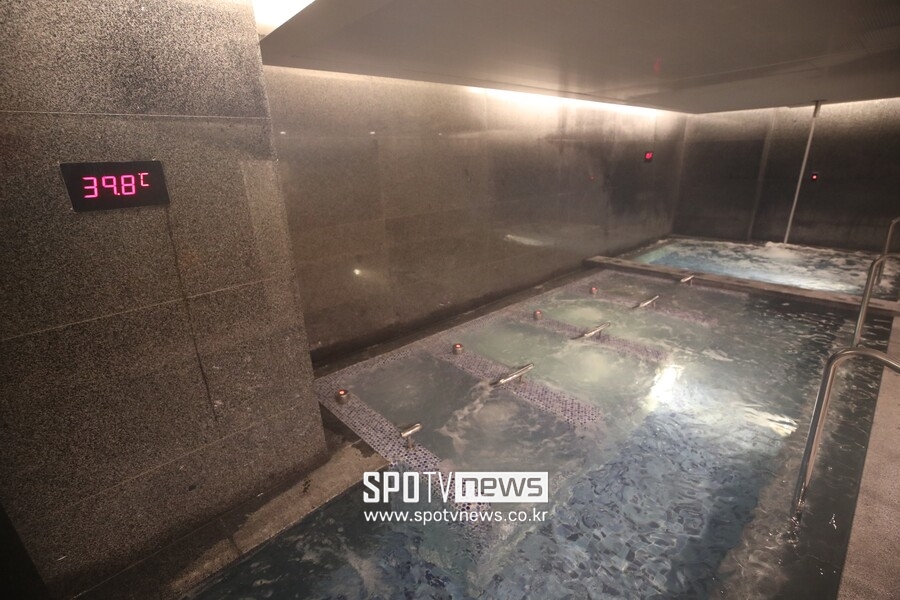 ▲ SSG의 클럽하우스 리뉴얼에는 선수단의 건의 사항이 요소요소 반영됐다. 사우나실이 대표적이다 ⓒ곽혜미 기자