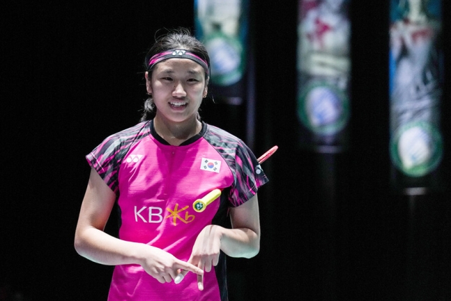 ▲ 안세영 ⓒ요넥스