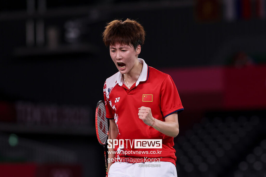 ▲ 2020 도쿄 올림픽 배드민턴 여자 단식 금메달리스트인 천위페이