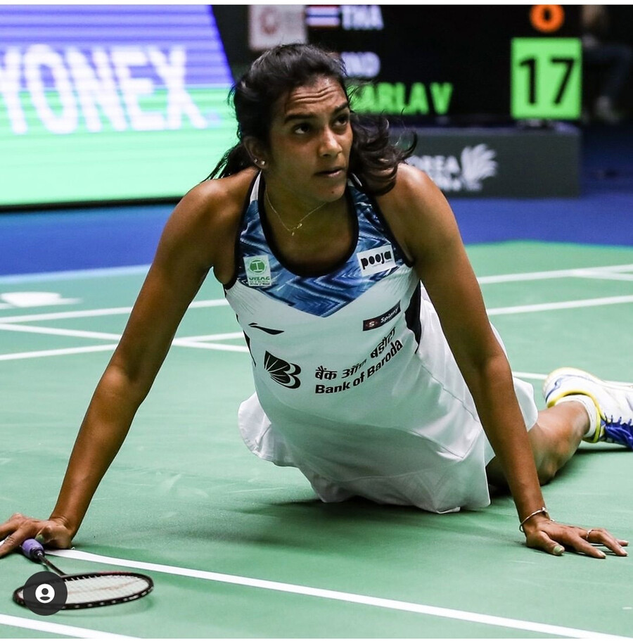 ▲ 푸살라 V 신두 ⓒBWF 인스타그램 캡처