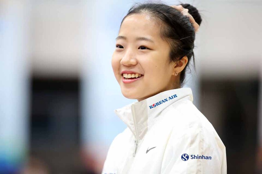 ▲ 신유빈 ⓒ월간탁구 안성호 기자