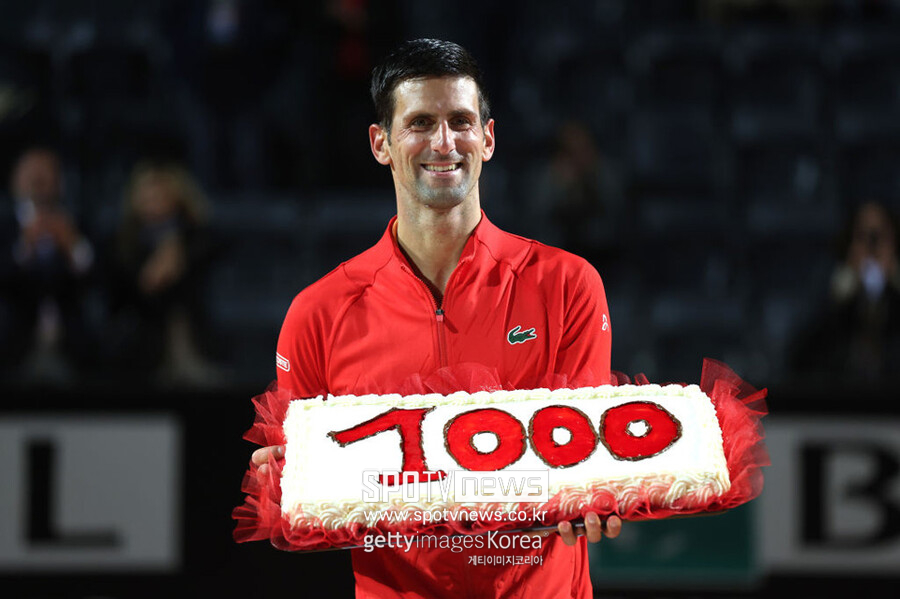 ▲ ATP 투어에서 통산 1000승을 거둔 노박 조코비치