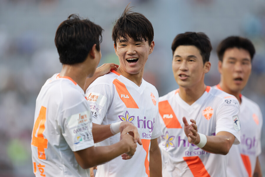 K리그 22라운드 MVP에 선정된 강원 양현준. ⓒ한국프로축구연맹