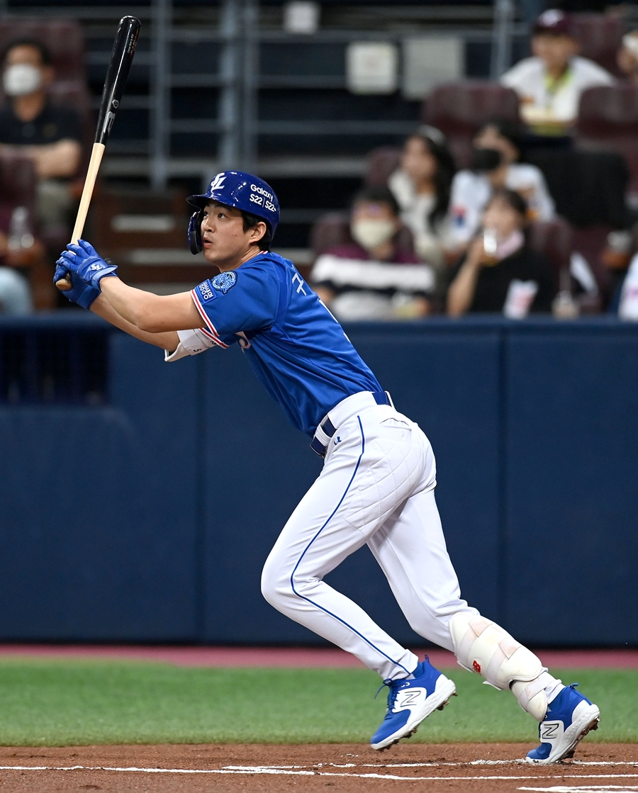 ▲ 삼성 라이온즈 외야수 구자욱. ⓒ삼성 라이온즈