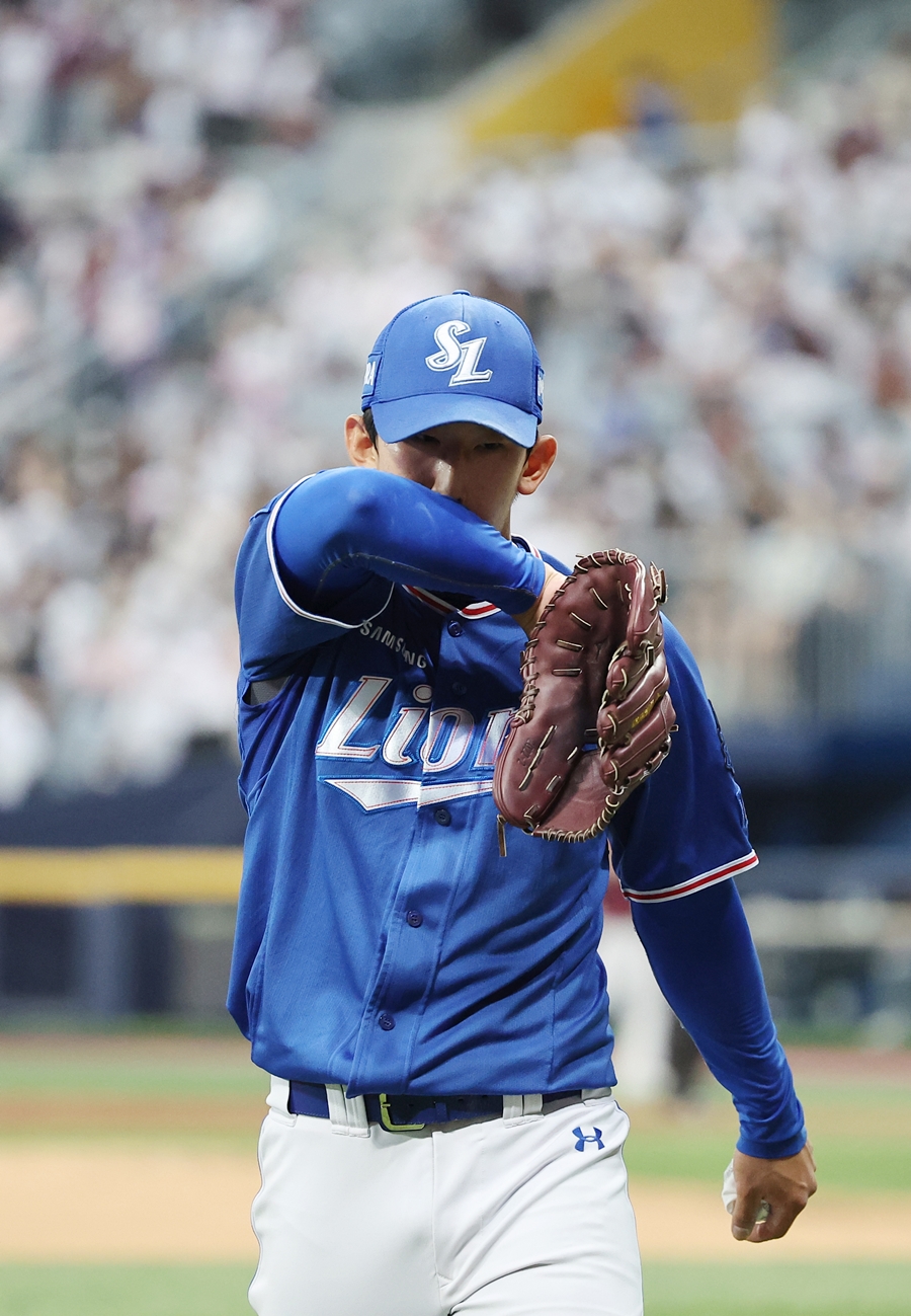 ▲ 인생투 그 이상의 활약을 펼친 삼성 라이온즈 투수 허윤동. ⓒ연합뉴스