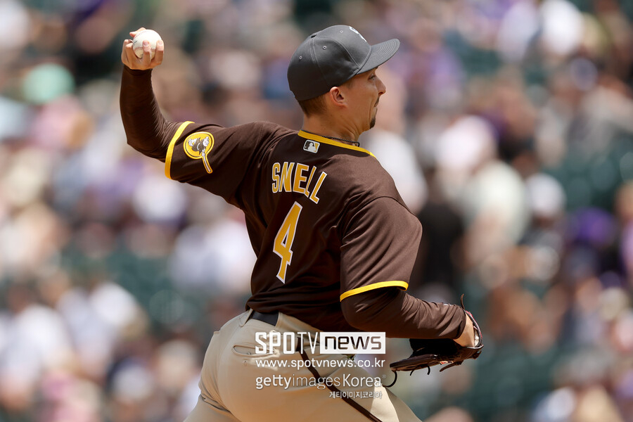 ▲ 좀처럼 제구 이슈에서 벗어나지 못하고 있는 블레이크 스넬