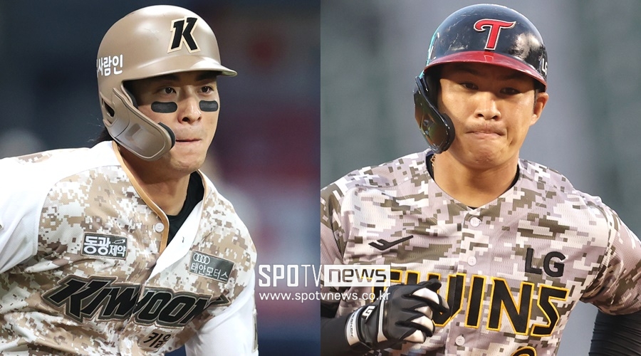 ▲ 타구 속도를 유지하면서 타격폼 교정을 통해 발사각을 높이며 홈런 개수가 늘어난 이정후-오지환 ⓒ곽혜미 기자