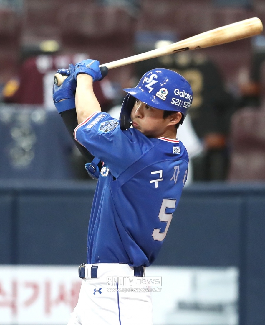 ▲ 부상 여파에 세부 데이터가 망가진 구자욱은 어려운 전반기를 보냈다 ⓒ곽혜미 기자