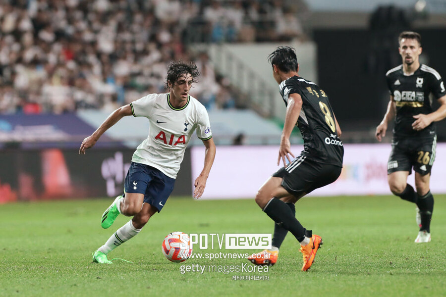 ▲ 토트넘 홋스퍼의 한국 투어 당시 팀 K리그와 맞붙었던 브리안 힐.