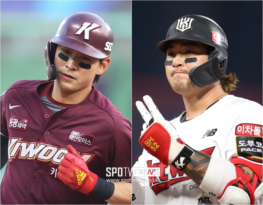 ▲ 키움 이정후(왼쪽)와 kt 박병호 ⓒ 곽혜미 기자