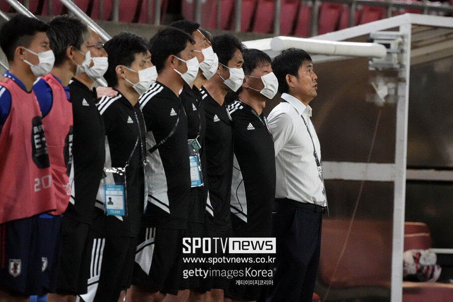 ▲ 일본 모리야스 하지메 감독 (가장 오른쪽)