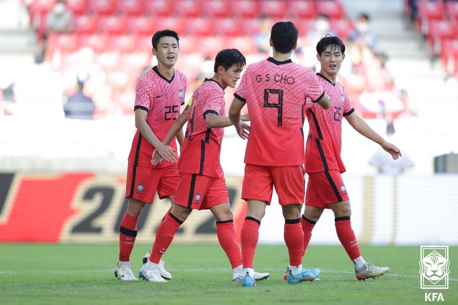 ▲ 이기혁(수원FC)과 강성진(FC서울)이 가능성을 보였다. ⓒ대한축구협회