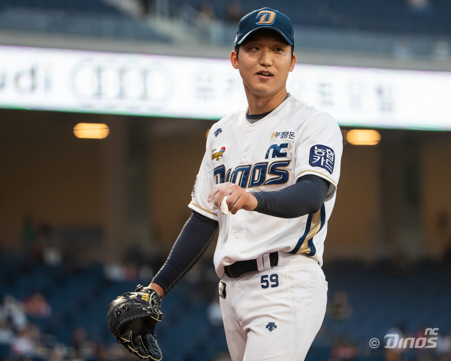 ▲ NC 다이노스 투수 구창모. ⓒNC다이노스