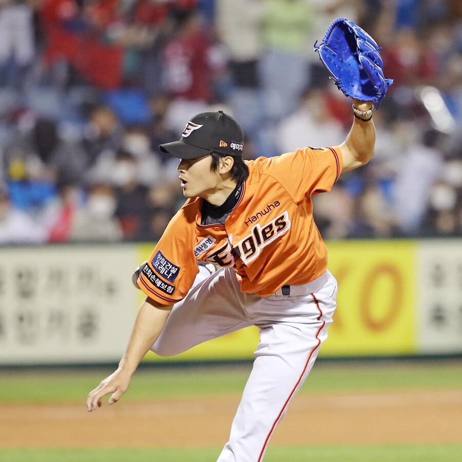 ▲한화 이글스 윤산흠. ⓒ한화 이글스