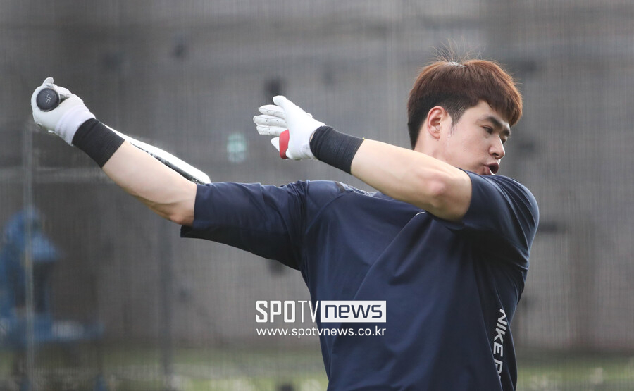 ▲ 두산 베어스 김재환 ⓒ 곽혜미 기자