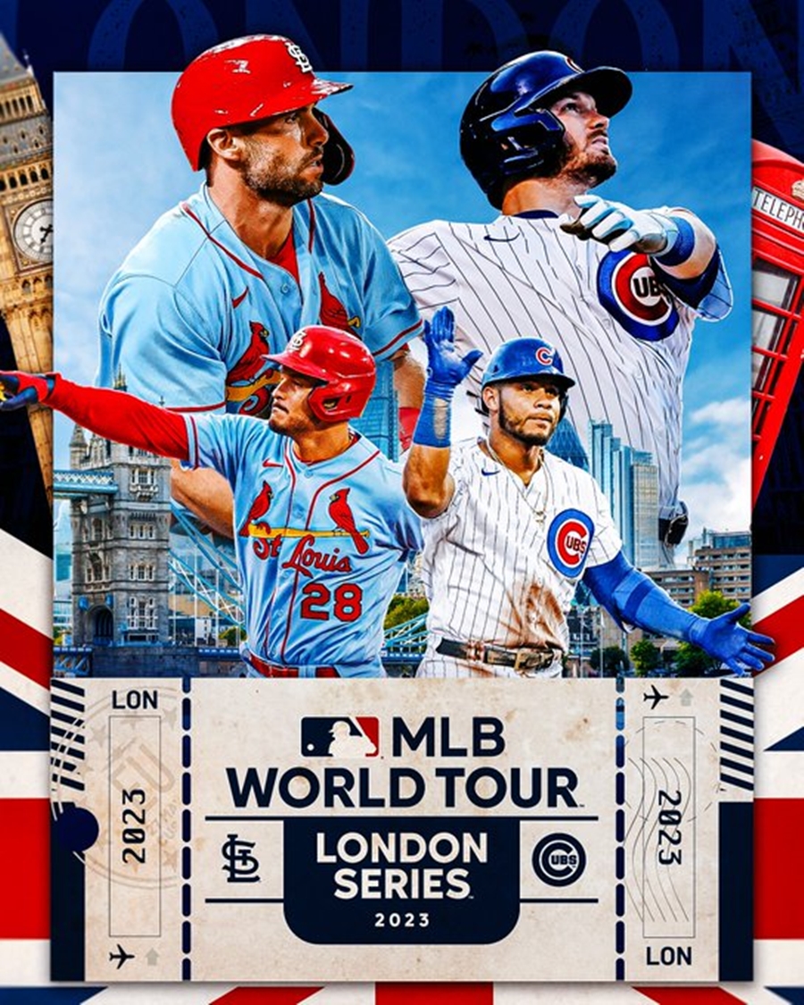 ▲ 2023 메이저리그 런던 시리즈 포스터 ⓒMLB.com