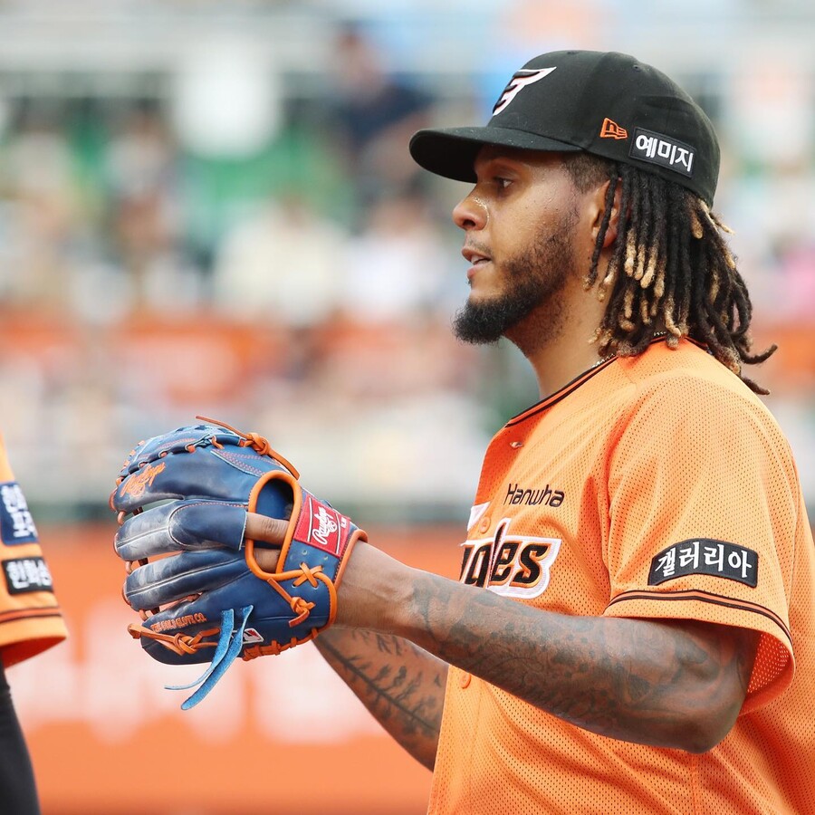 ▲한화 이글스 펠릭스 페냐. ⓒ한화 이글스