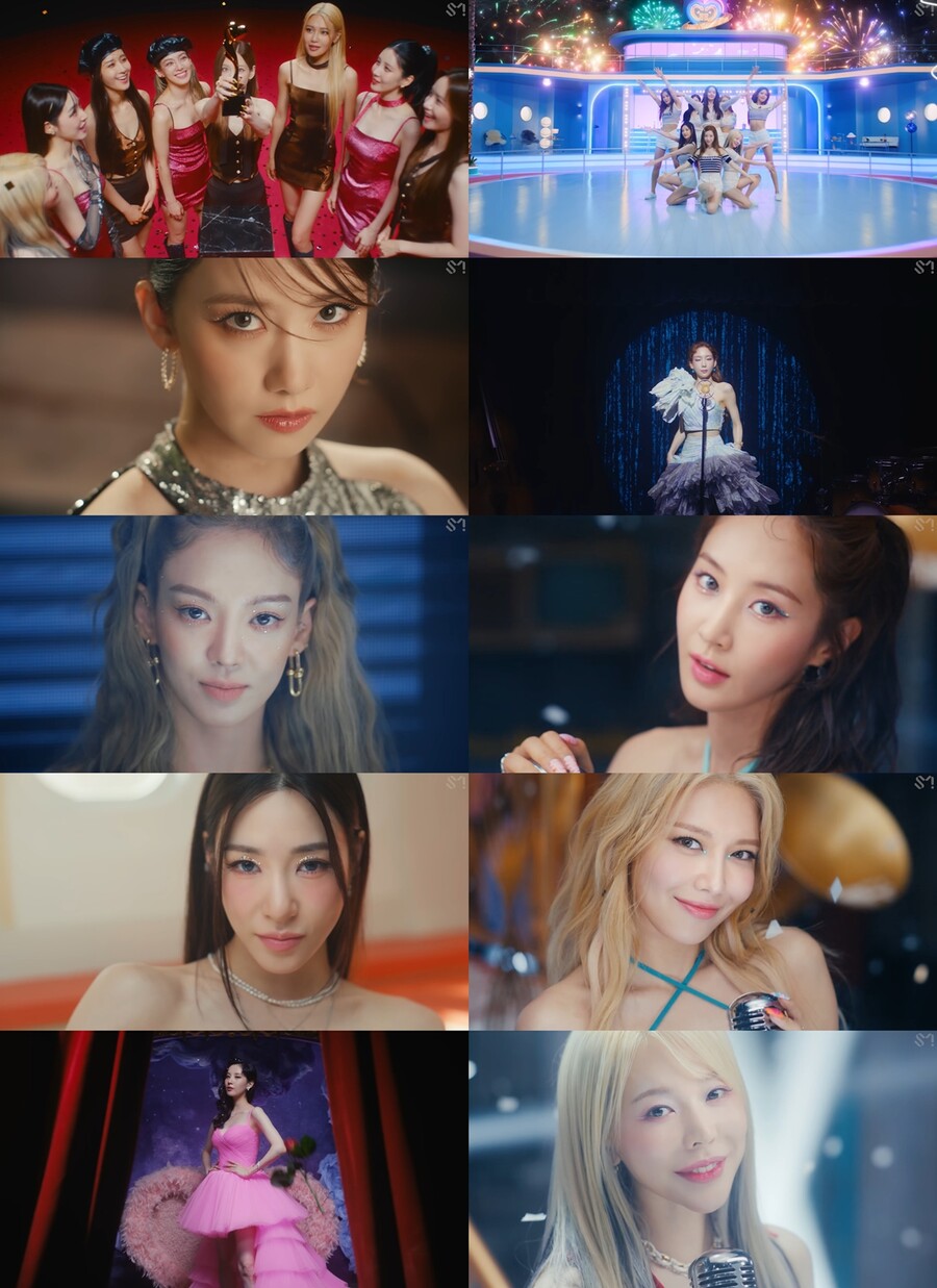 ▲ 소녀시대 '포에버 원' 뮤직비디오. 제공| SM엔터테인먼트