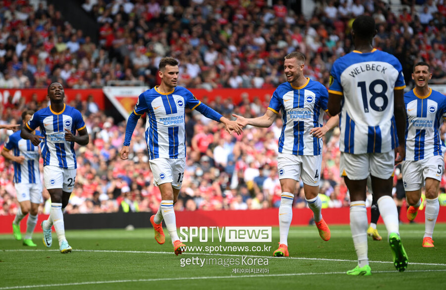 ▲ 선제 득점을 기록한 브라이튼.