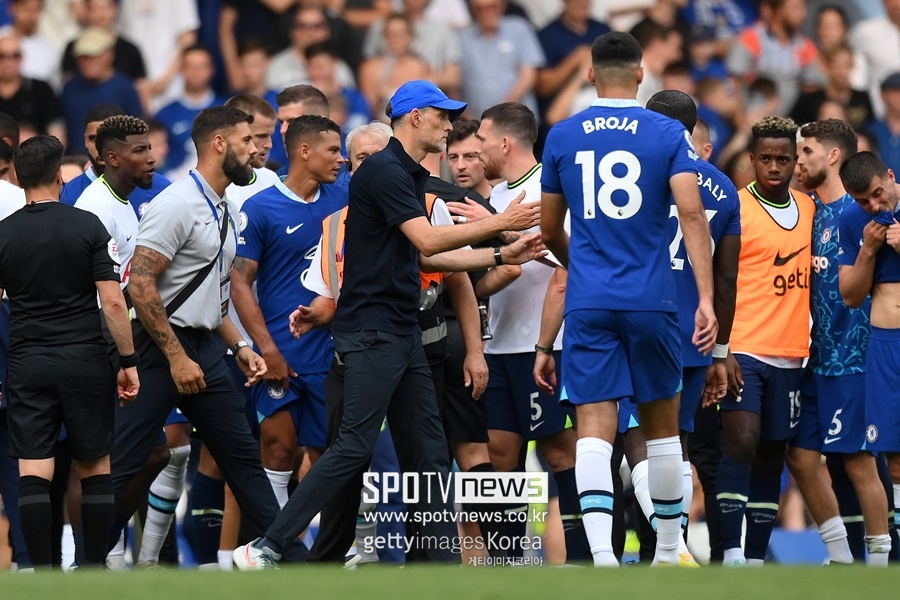 ▲ 토마스 투헬 감독이 화를 참지 못했다.