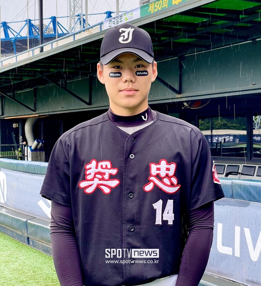 ▲장충고 김윤하. ⓒ목동, 최민우 기자