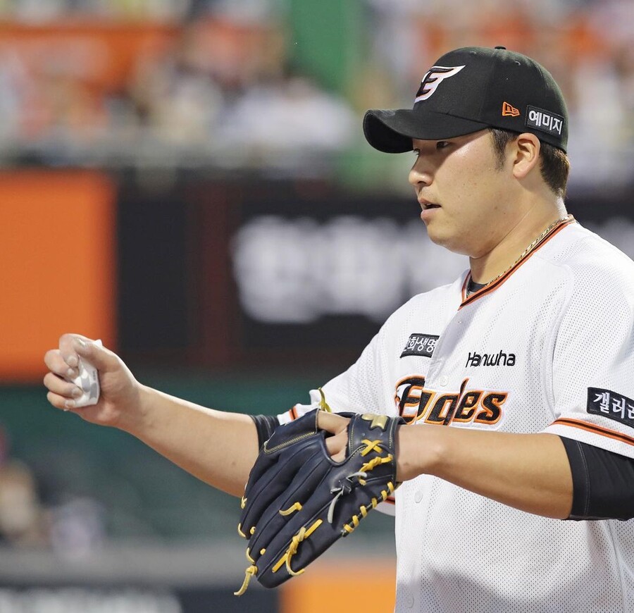 ▲한화 이글스 김민우. ⓒ한화 이글스