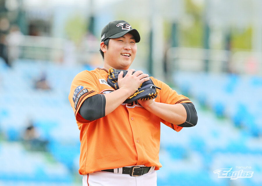 ▲한화 이글스 김민우. ⓒ한화 이글스