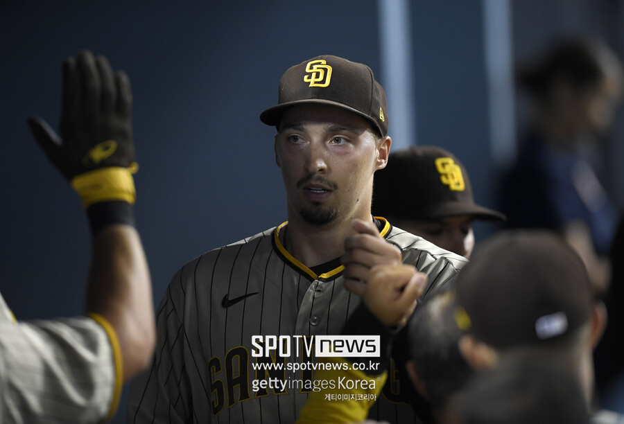 ▲샌디에이고 파드리스 블레이크 스넬.